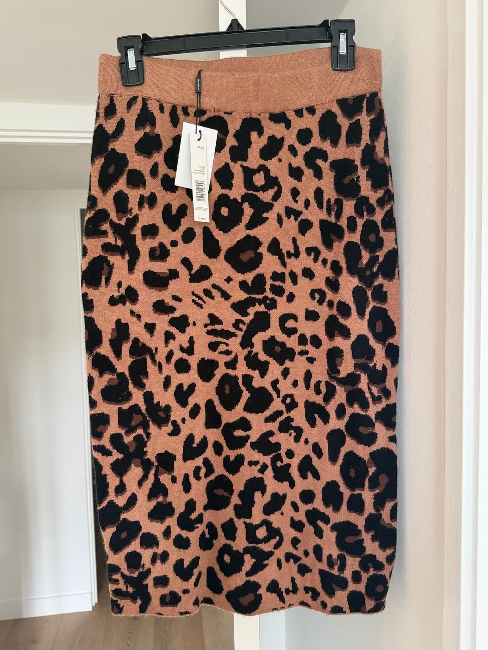 Tahari Knit Top AND long skirt- Brown/Black - Picture 2 of 3